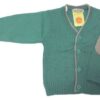 Jacheta tricotata baieti ANDREI 1-4 ani, verde/bej