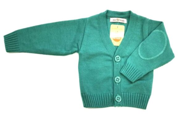 Jacheta tricotata baieti DOREL 0-12 luni verde