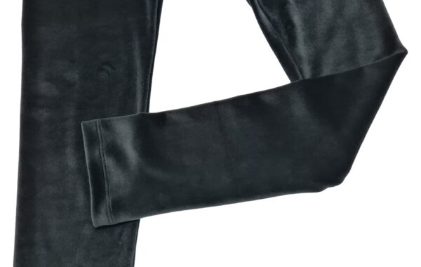 Pantalon fete catifea BIANCA, negru