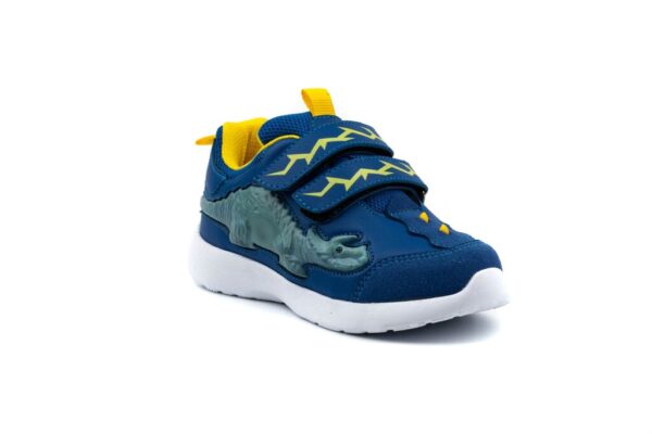 Pantofi sport cu leduri pentru copii Dino blu
