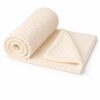 Păturică bebe botez crem SOFFI
