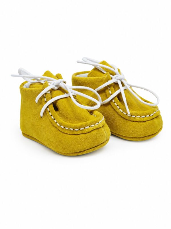 Botosei bebe piele naturala galbeni