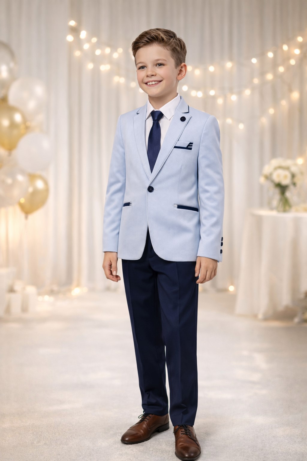 costum elegant baieti albastru1