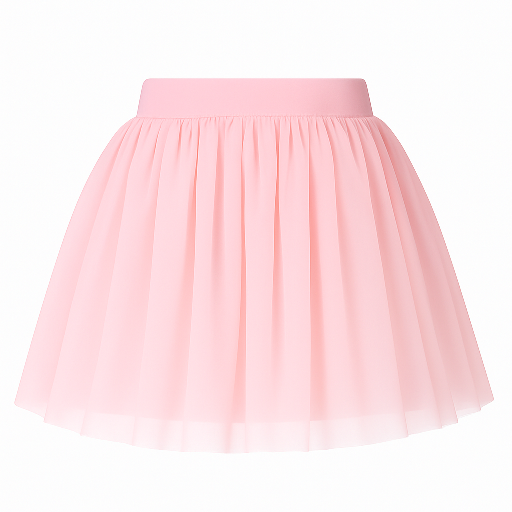 fusta tulle roz deschis spate1