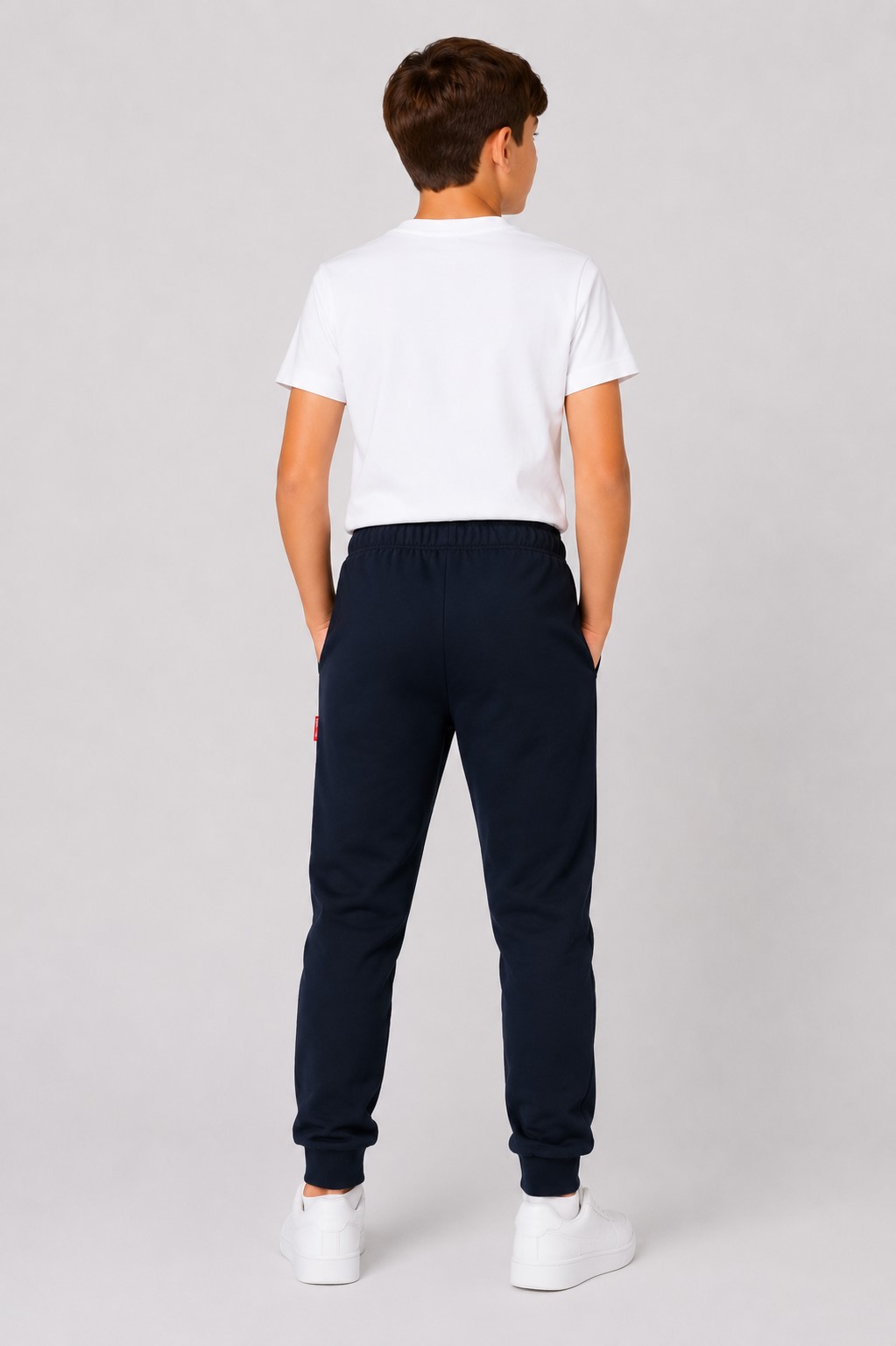 pantaloni trening bumbac copii bleumarin