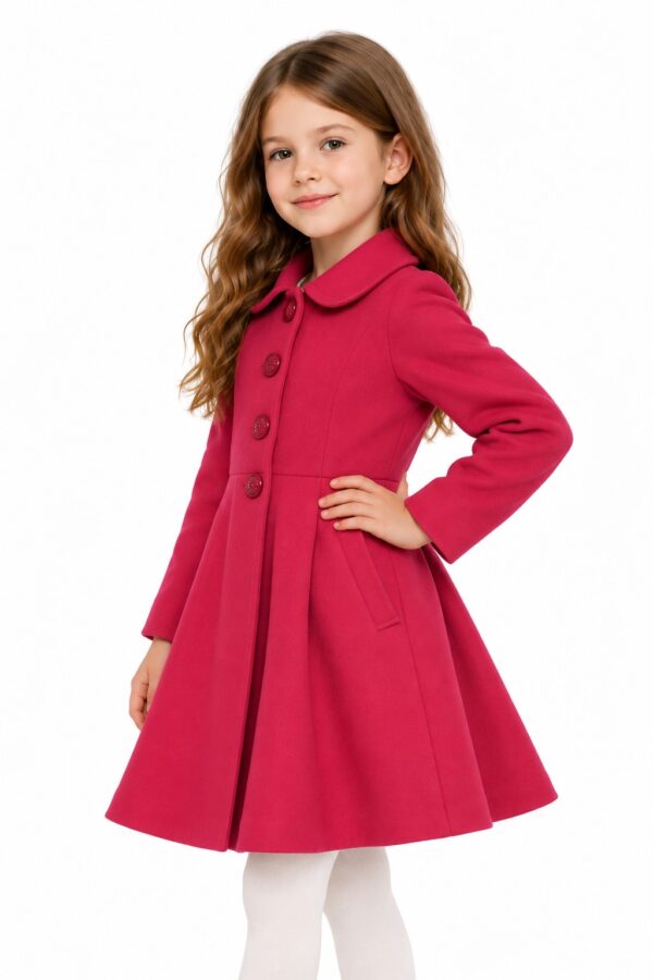 Palton fete ADRIANA fucsia