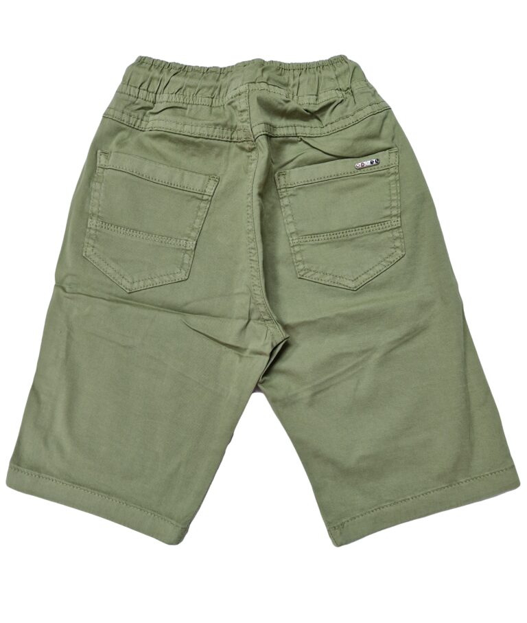 Pantaloni baieti trei sfert eleganti MUSTI, vernil 7-11ani.1