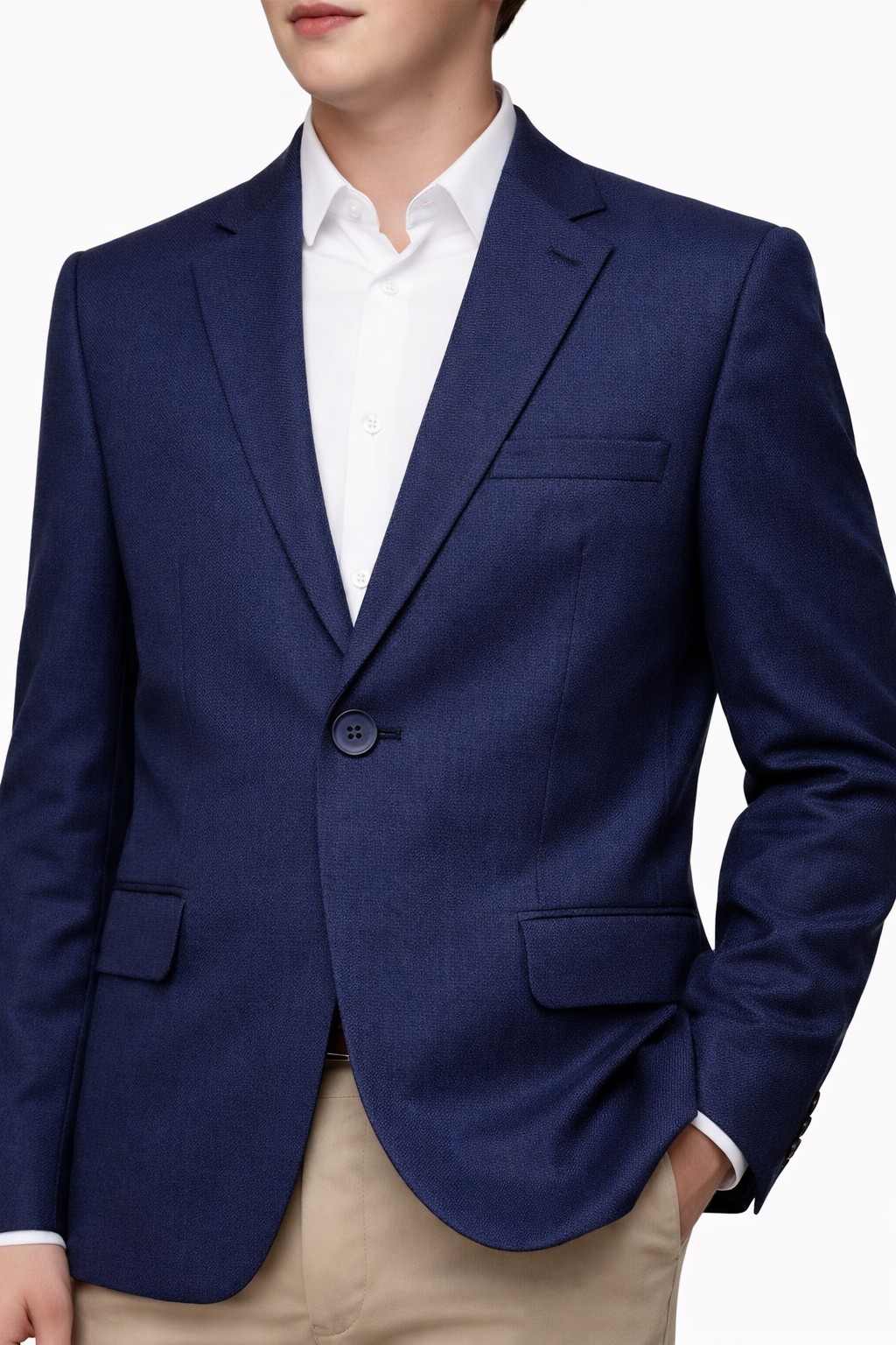 sacou elegant baieti bleumarin (5)