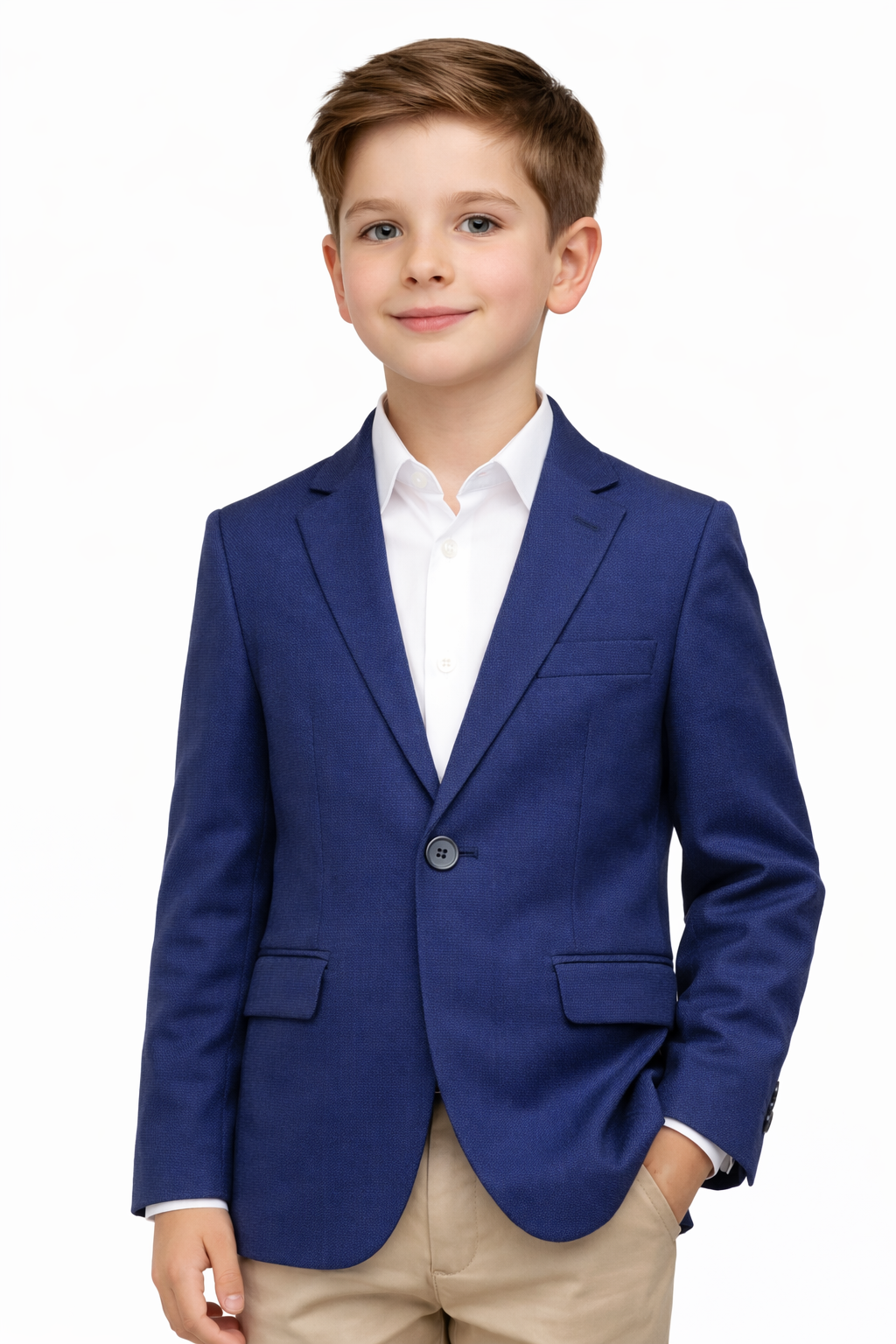 sacou elegant bleumarin baieti 1-10 3