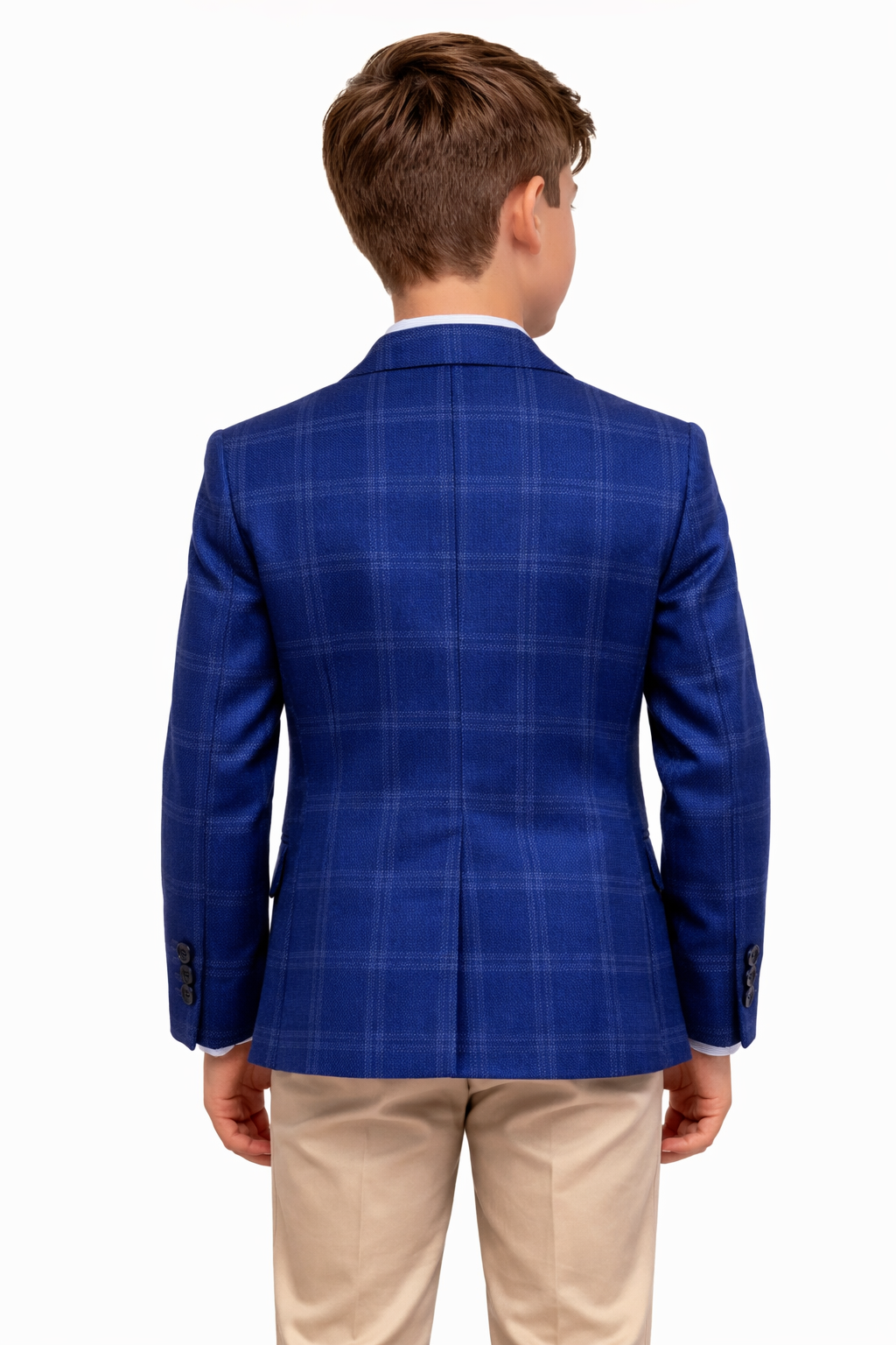 sacou elegant bleumarin carouri baieti 1-10ani 1
