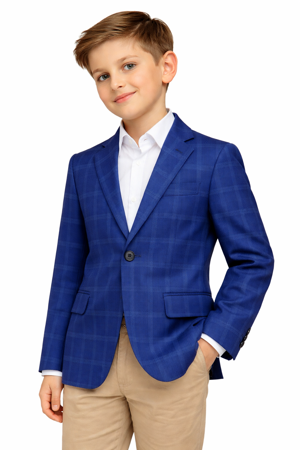 sacou elegant bleumarin carouri baieti 1-10ani 2