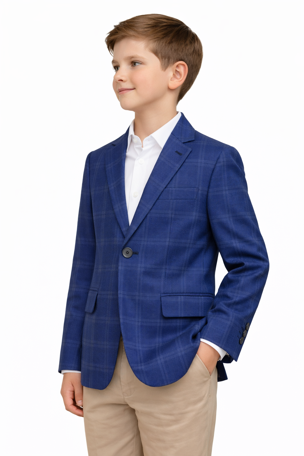 sacou elegant bleumarin carouri baieti 1-10ani