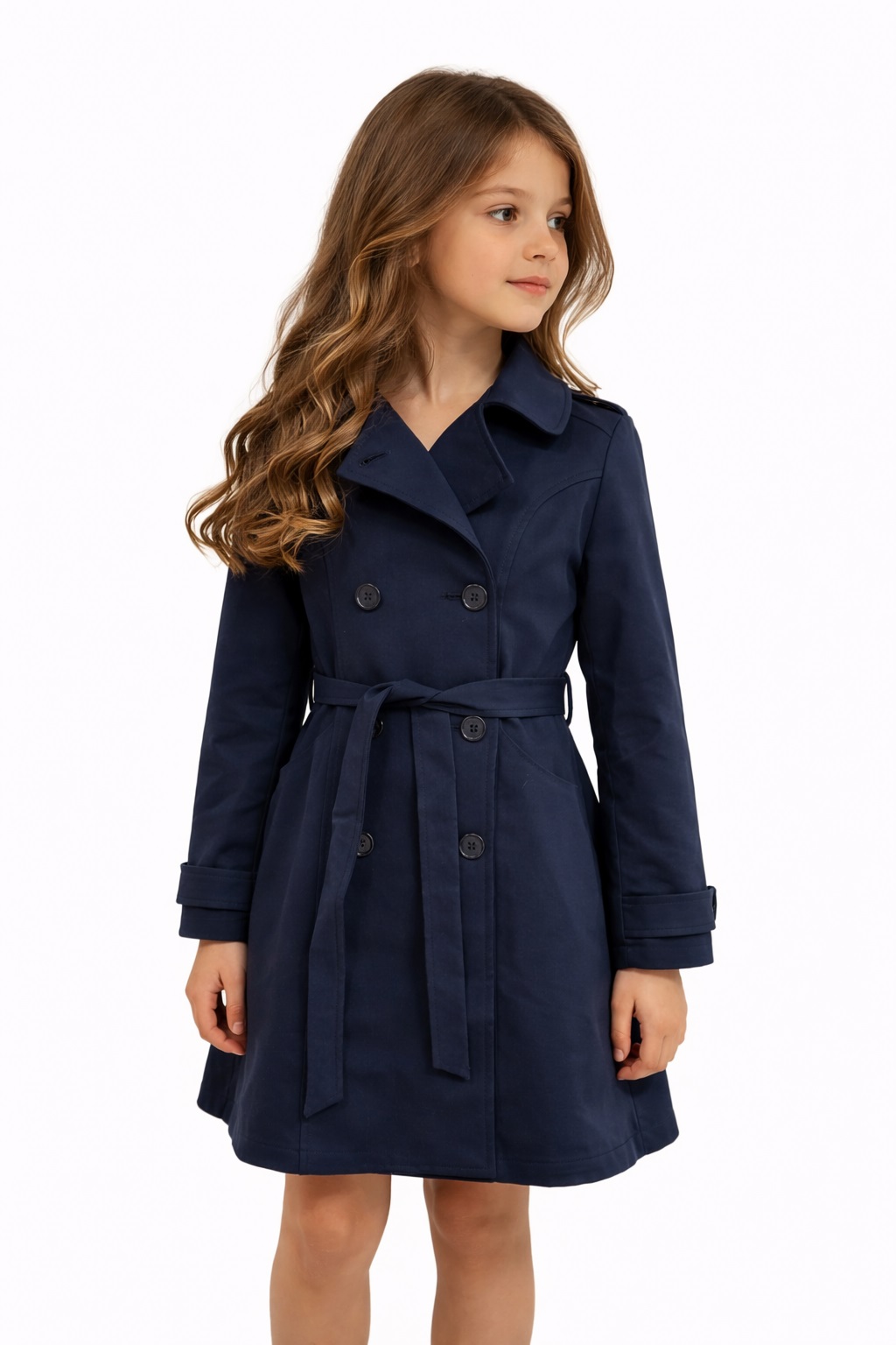 Pardesiu elegant DARIANA bleumarin3