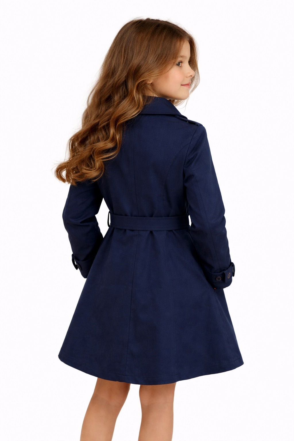 Pardesiu elegant DARIANA bleumarin4