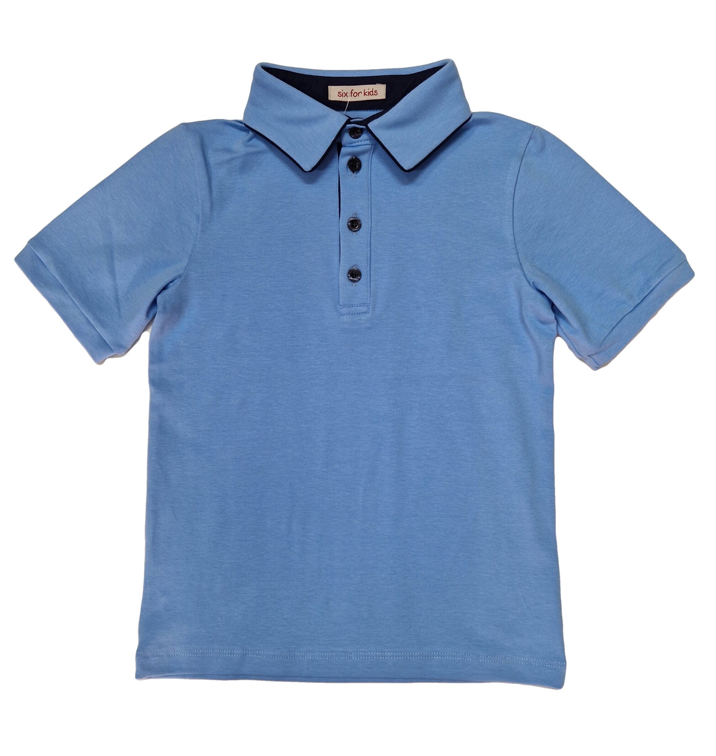 Bluza scoala baieti GABRIEL MS bleu contrast