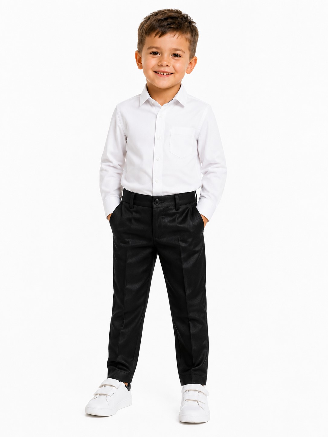 Pantaloni eleganti baieti EXCELLENCE negri