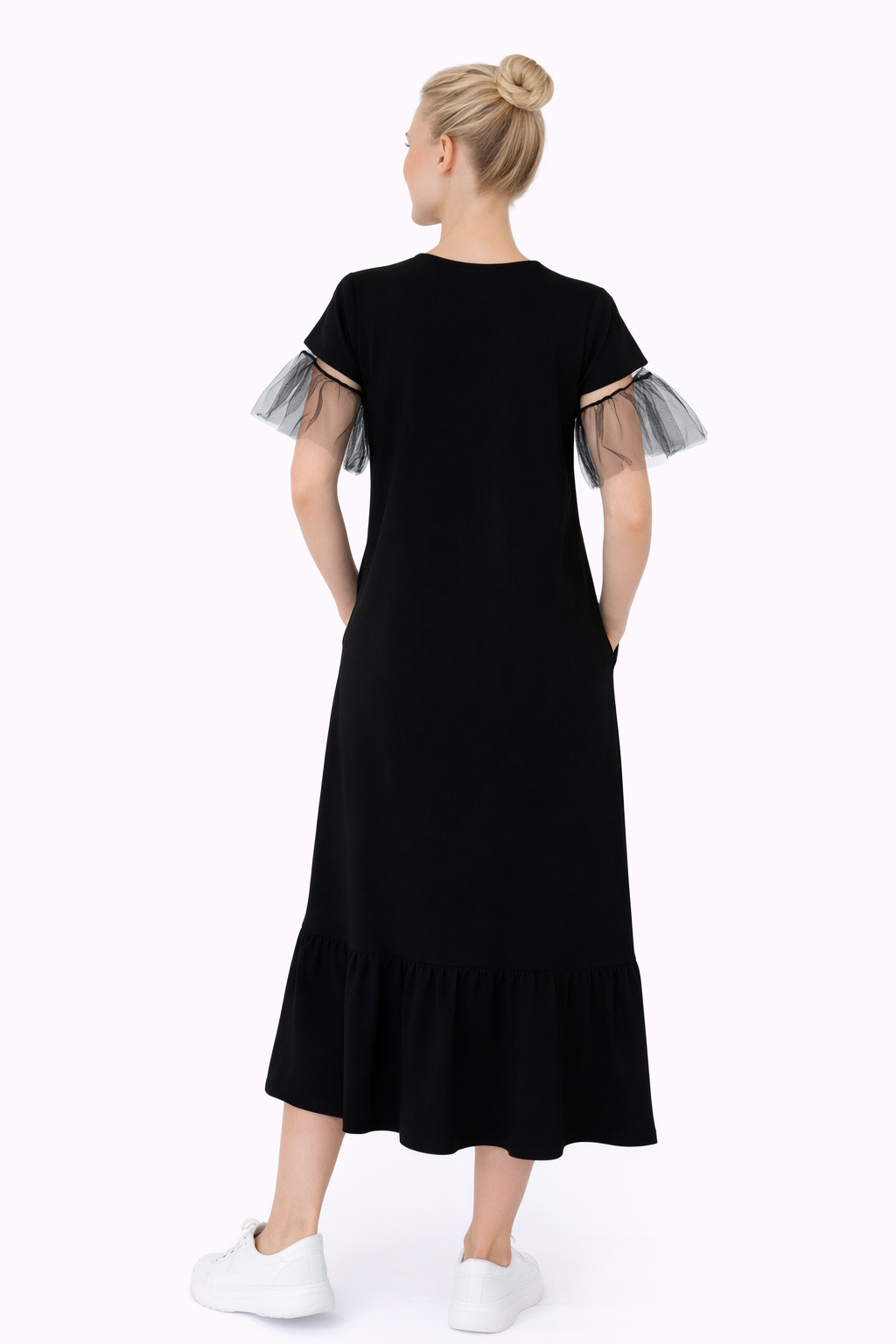 rochie bumbac fete 15 16 ani spate