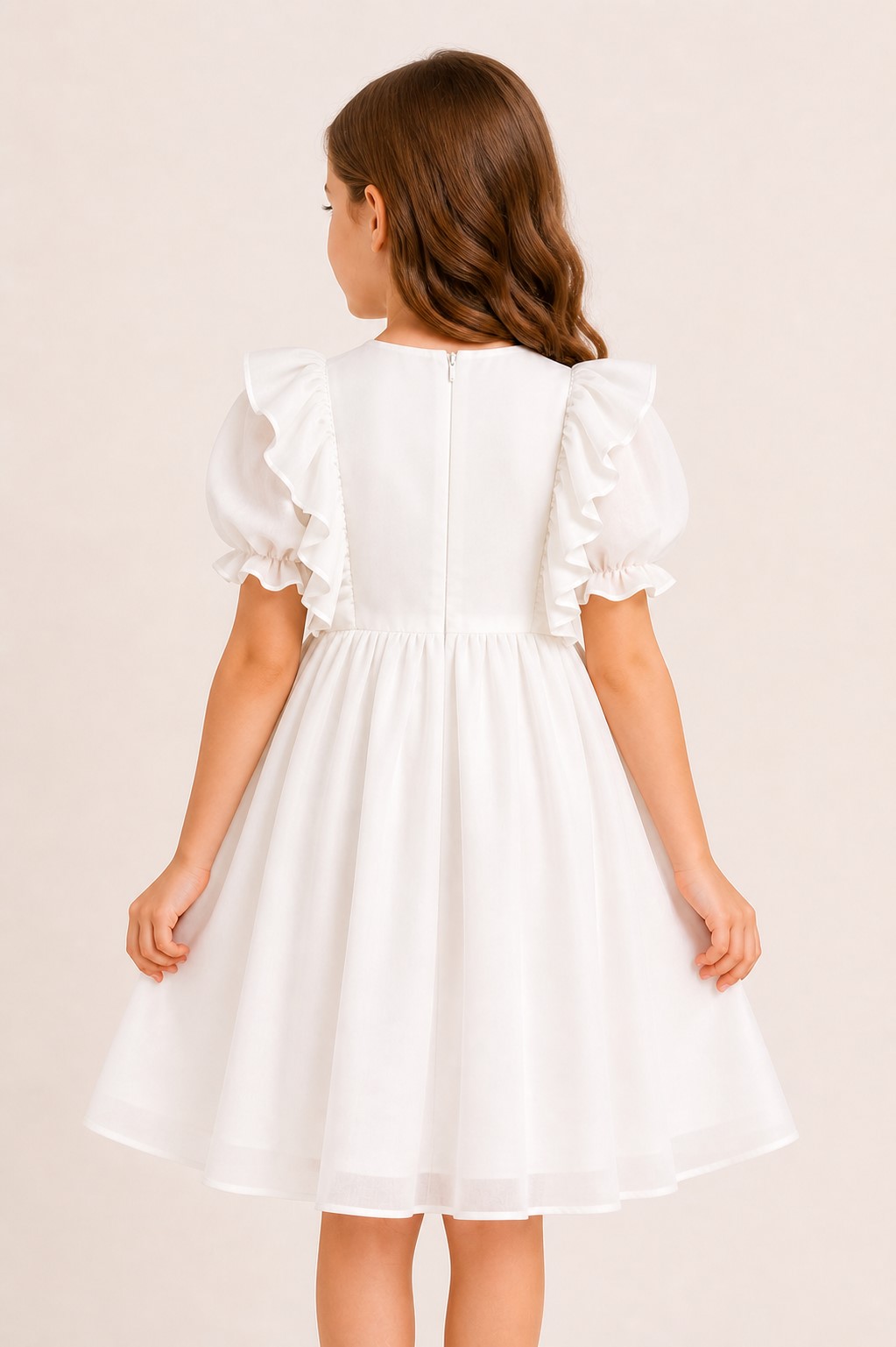 rochie fete Izabela crem13