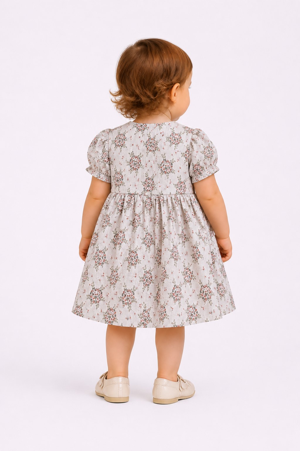 rochita fete baby flower bej