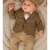 Costum botez baiat BOGDAN, bej