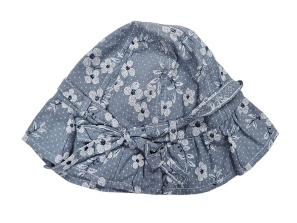 Palarie fete JASMIN FLOWERS 1-3 ani, bleu