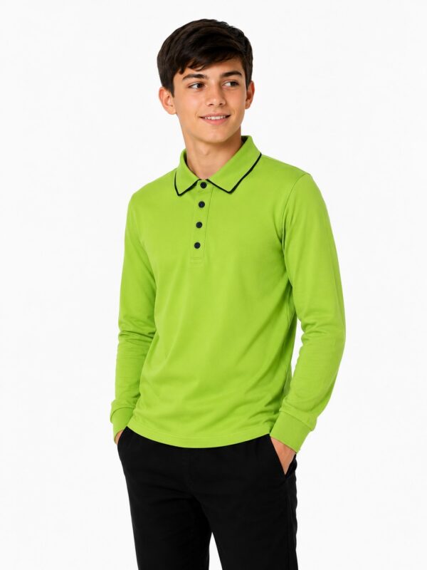 Bluza baieti GABRIEL verde contrast