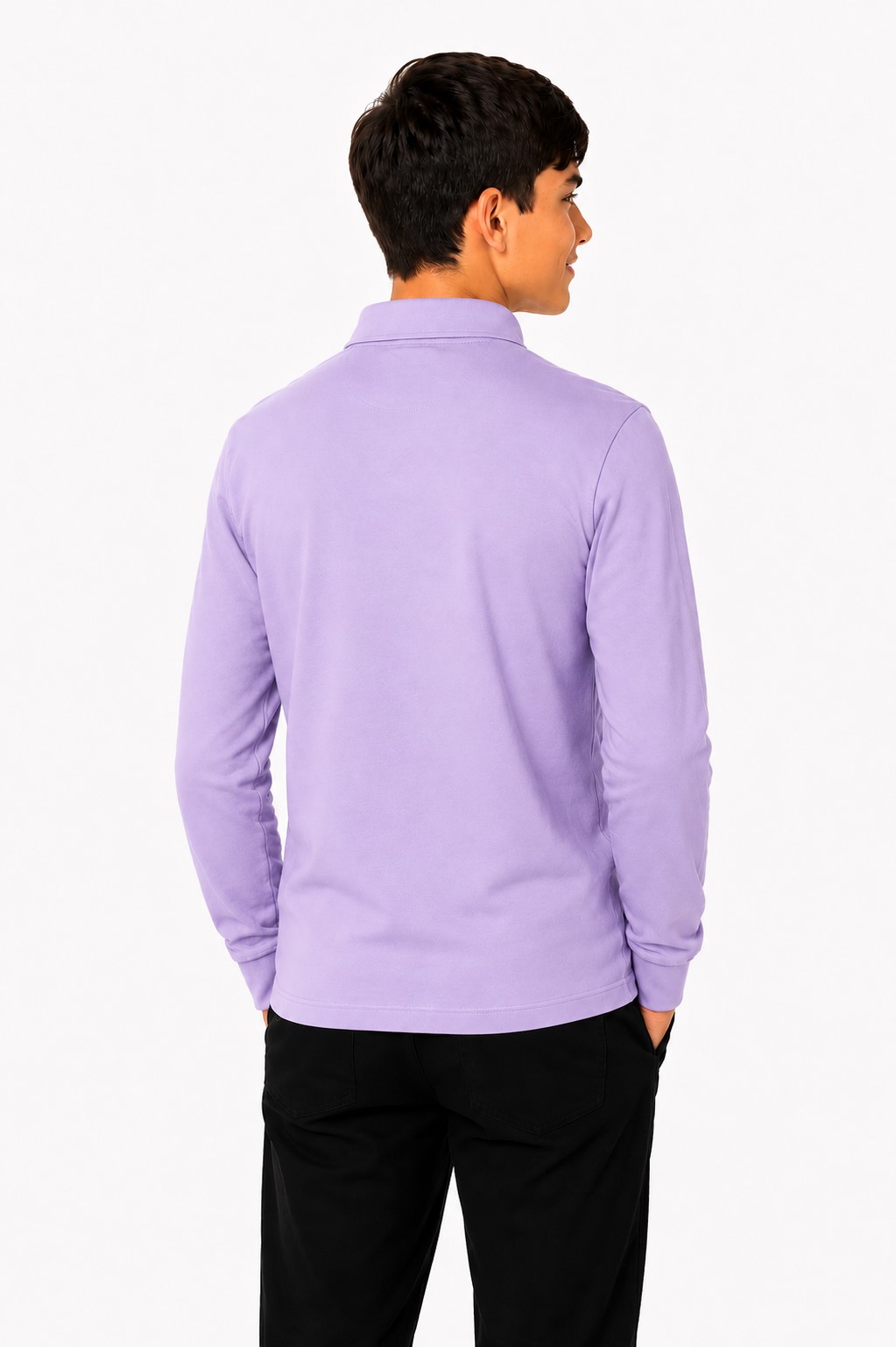 Bluza scoala baieti GABRIEL lila 2