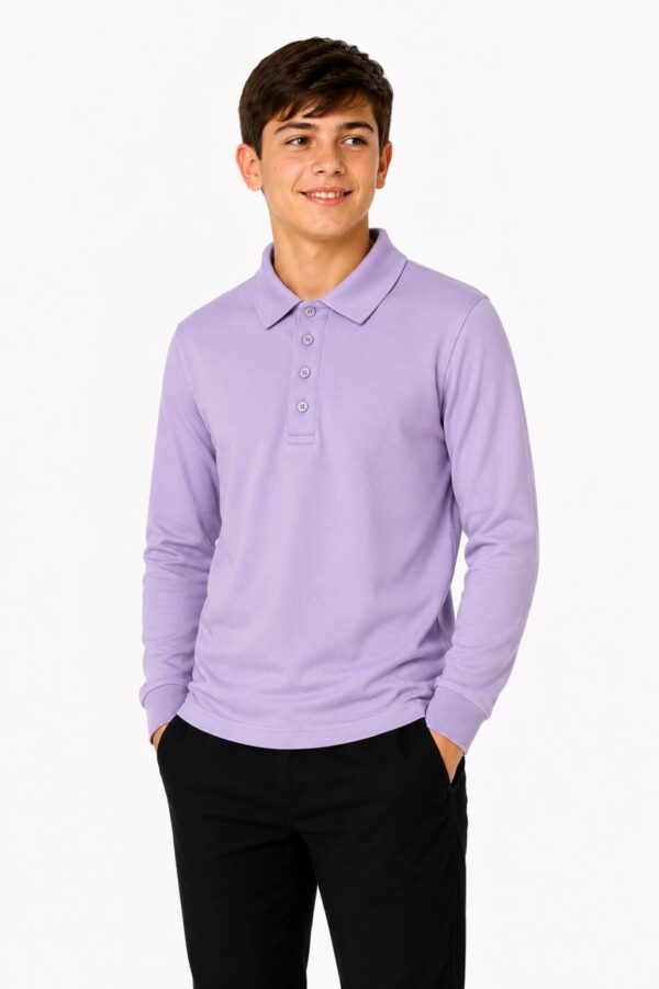 Bluza scoala baieti GABRIEL lila
