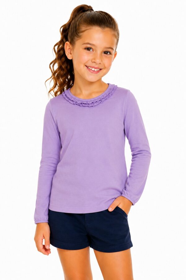 Bluza fete JESSICA maneca lunga lila