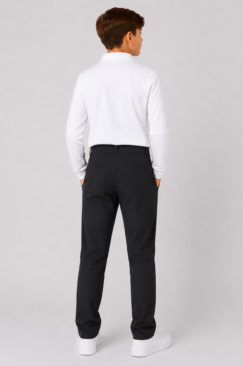Pantaloni scoala baieti Praga NEGRU 1