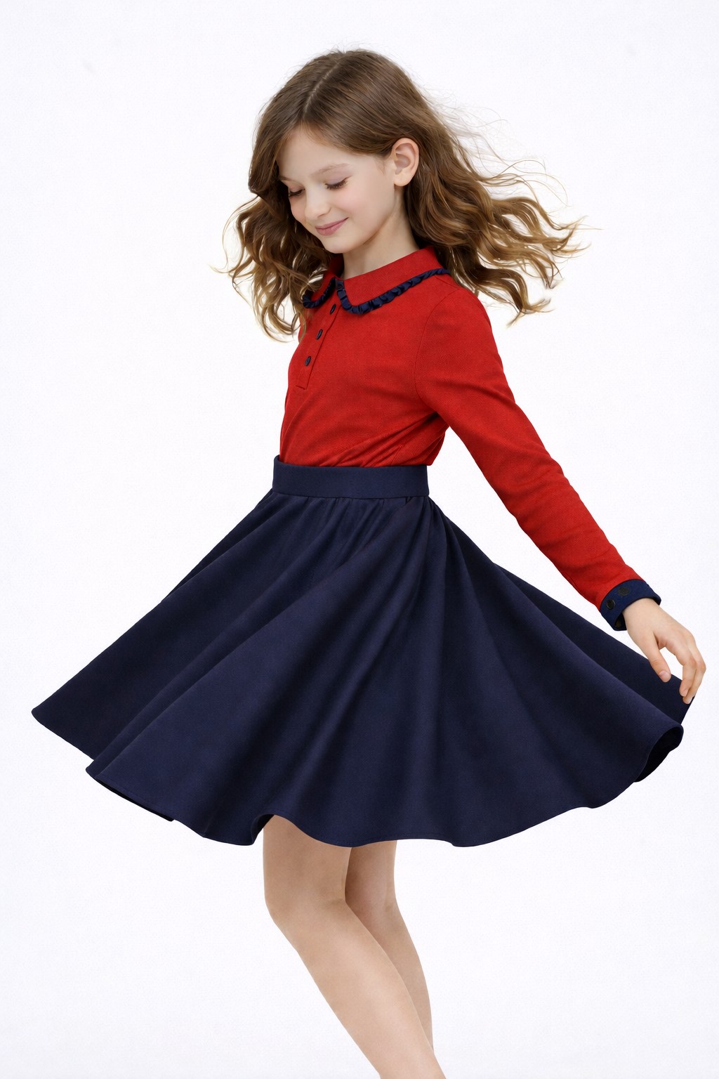 bluza scoala fete iulia rosie4