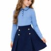 Bluza scoala fete GABRIELA albastra
