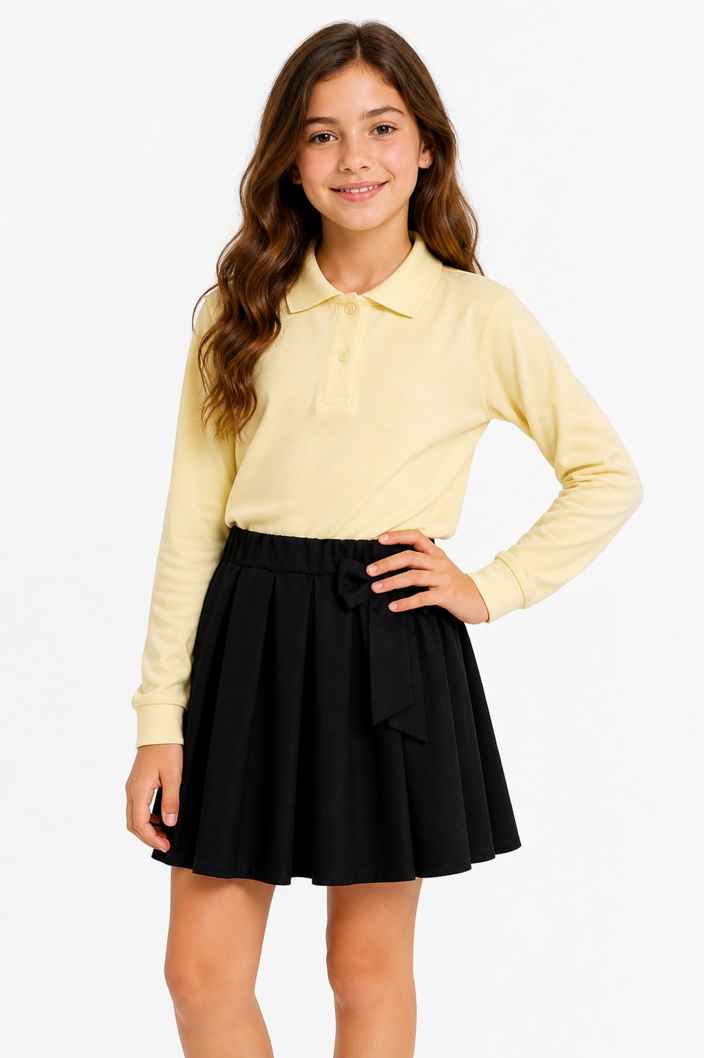 Bluza polo copii REMUS galben