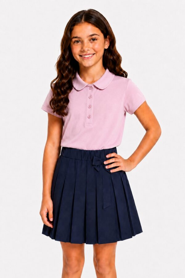 Tricou scoala fete GABRIELA roz