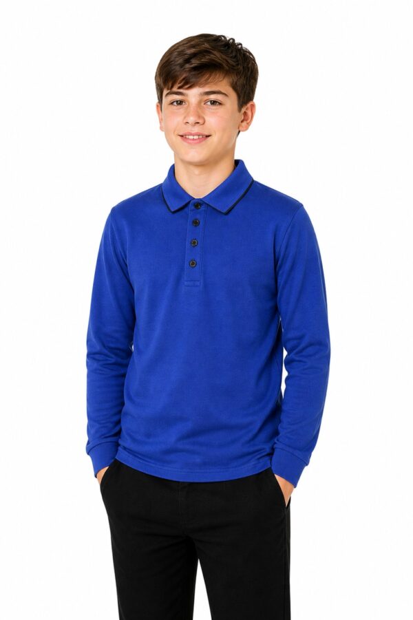Bluza scoala baieti GABRIEL indigo