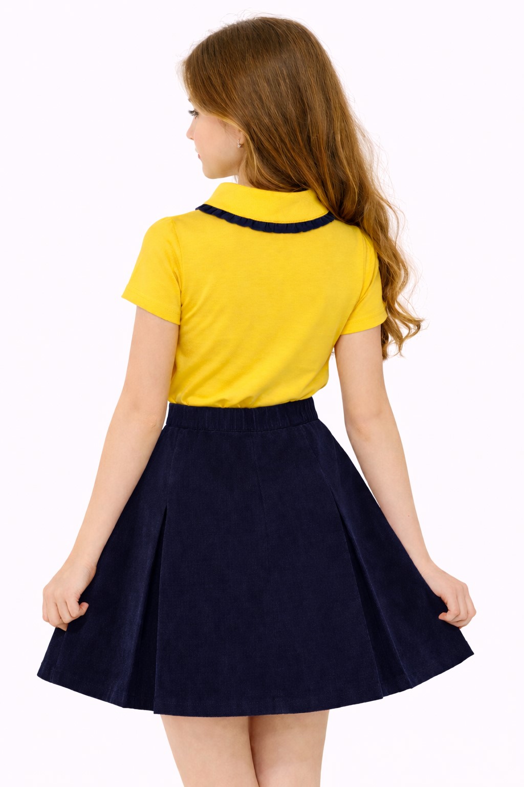 Tricou galben scoala fete Iulia1