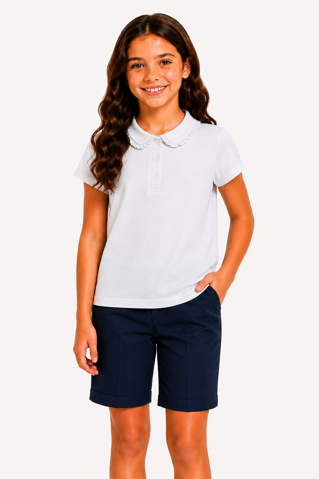 tricou fete Iulia alb1