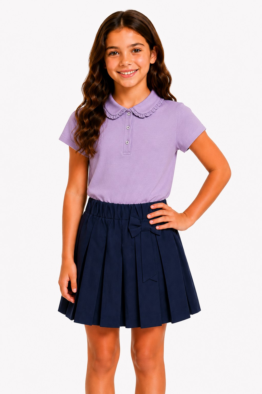 tricou fete Iulia lila
