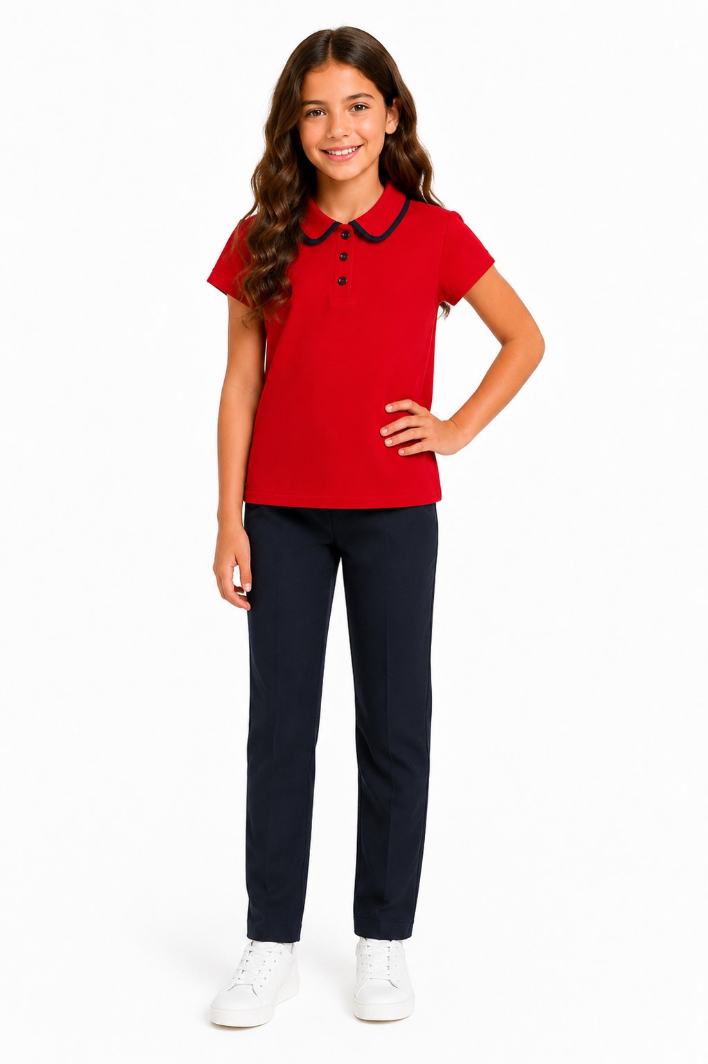 tricou fete Iulia rosu2