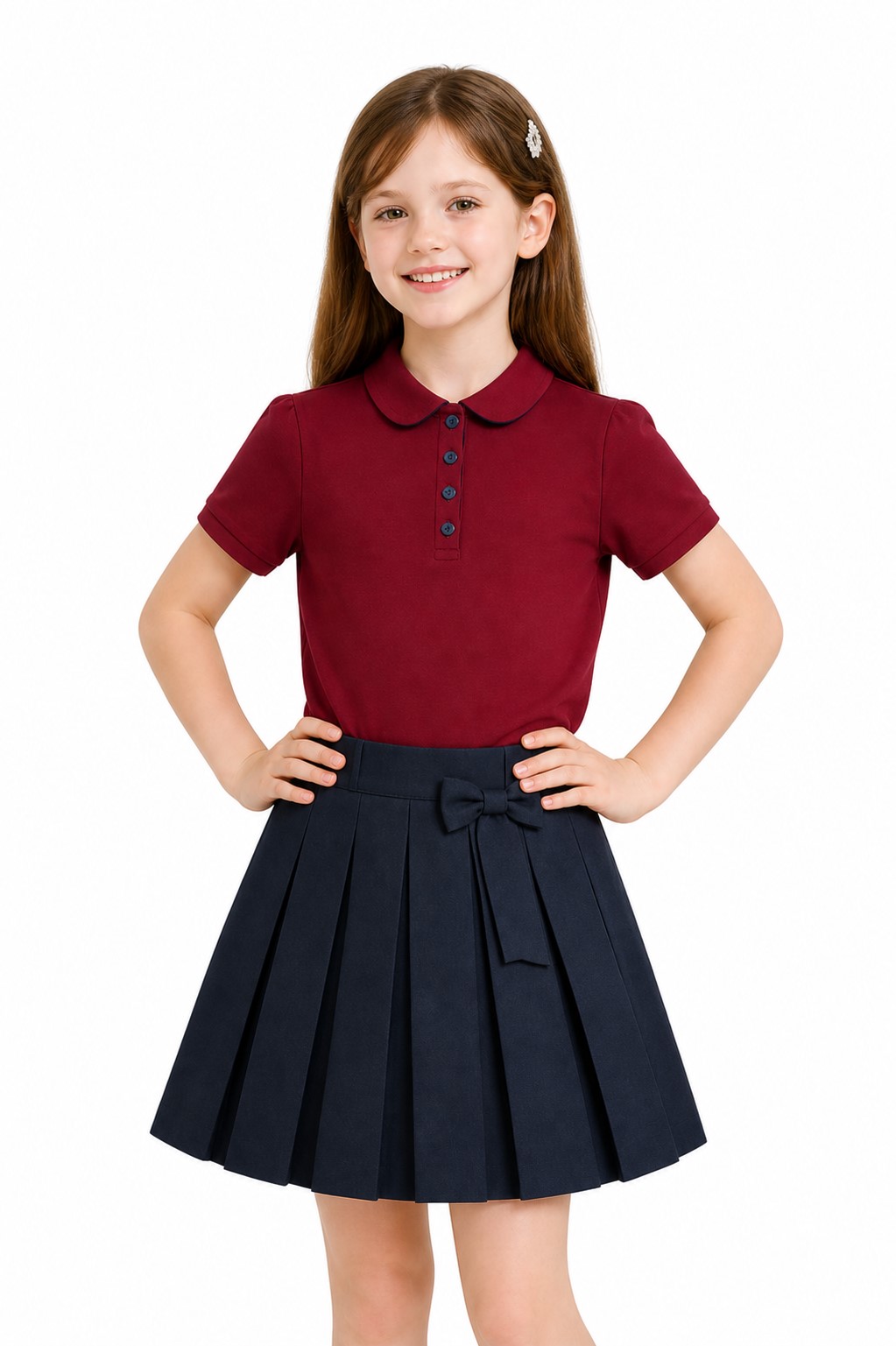 tricou polo scoala fete gabriela grena