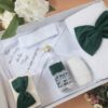 Trusou botez baieti 7 piese verde