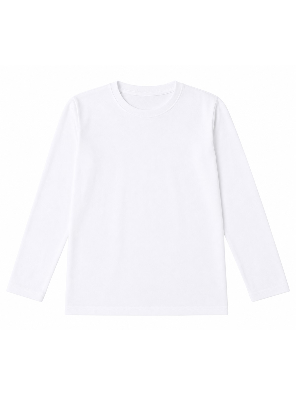 bluza alba copii maneca lunga 2
