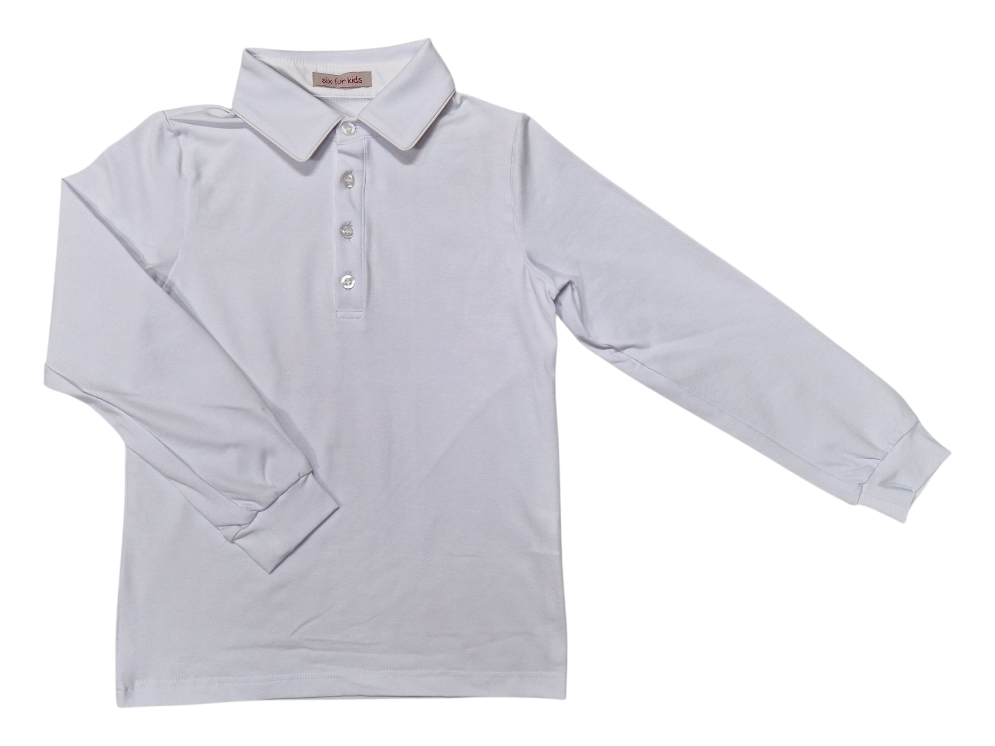 Bluza polo baieti Gabriel alb