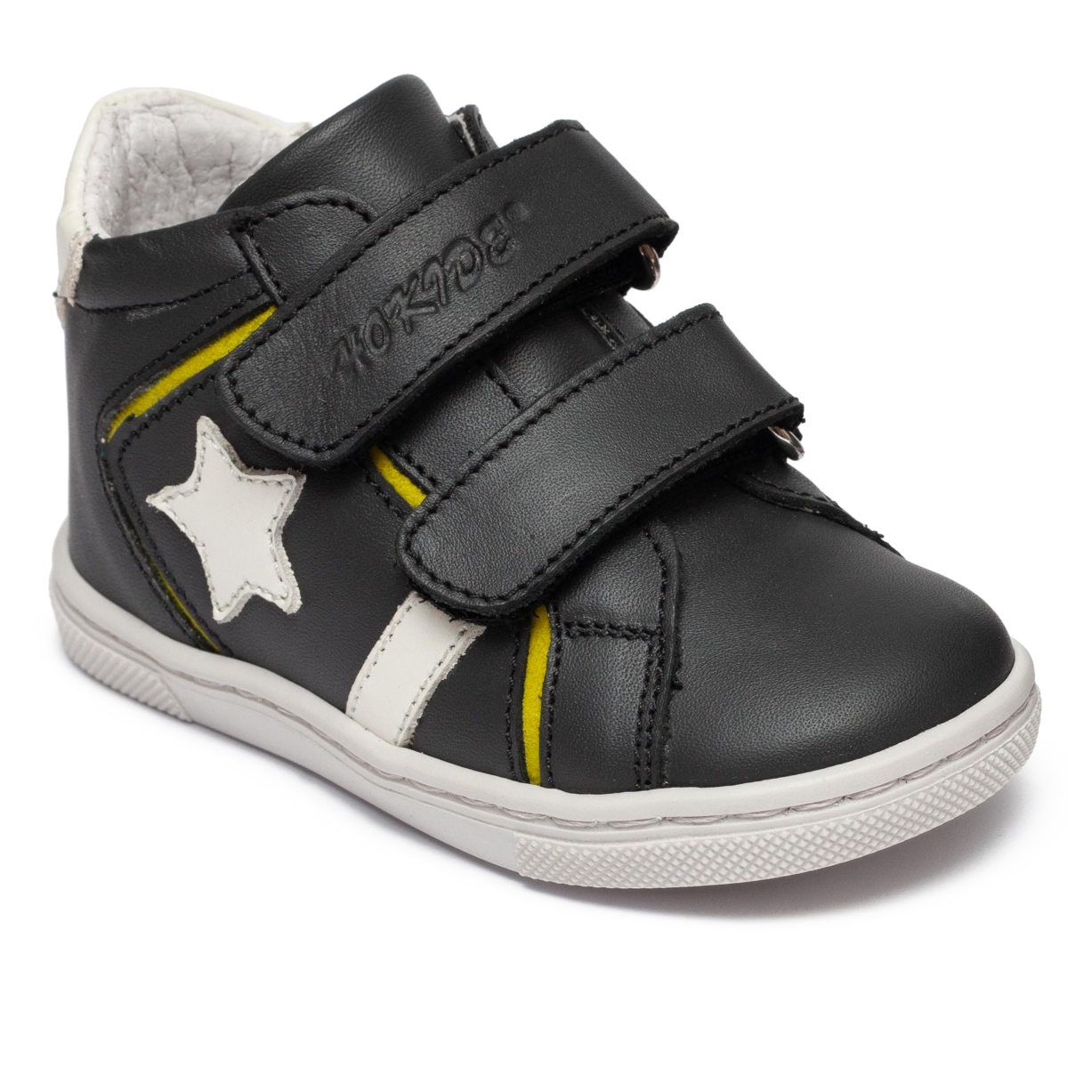 Ghete-copii-din-piele-cu-talonet-hokide-481-negru-alb-18-25