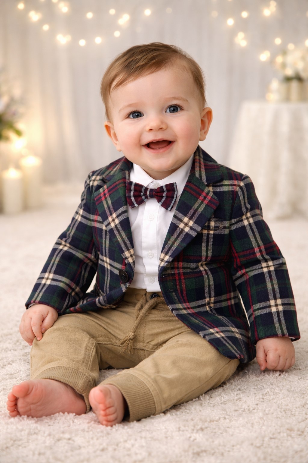 costum botez baieti carouri
