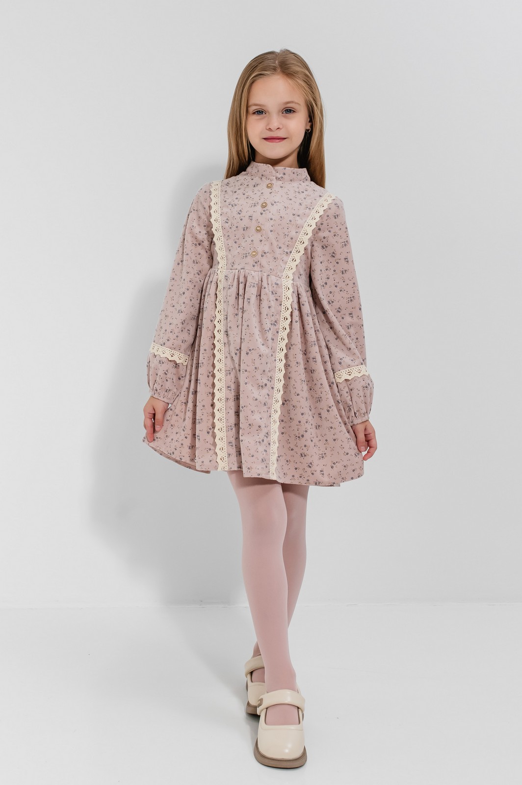rochie fete Karin 116-134 roz (2)