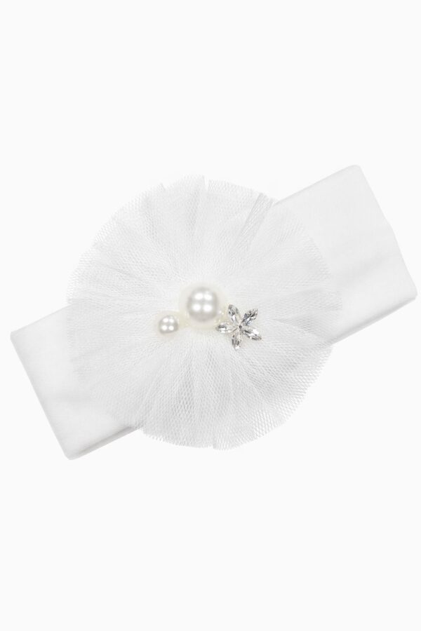 Bentita botez fete tulle ivory