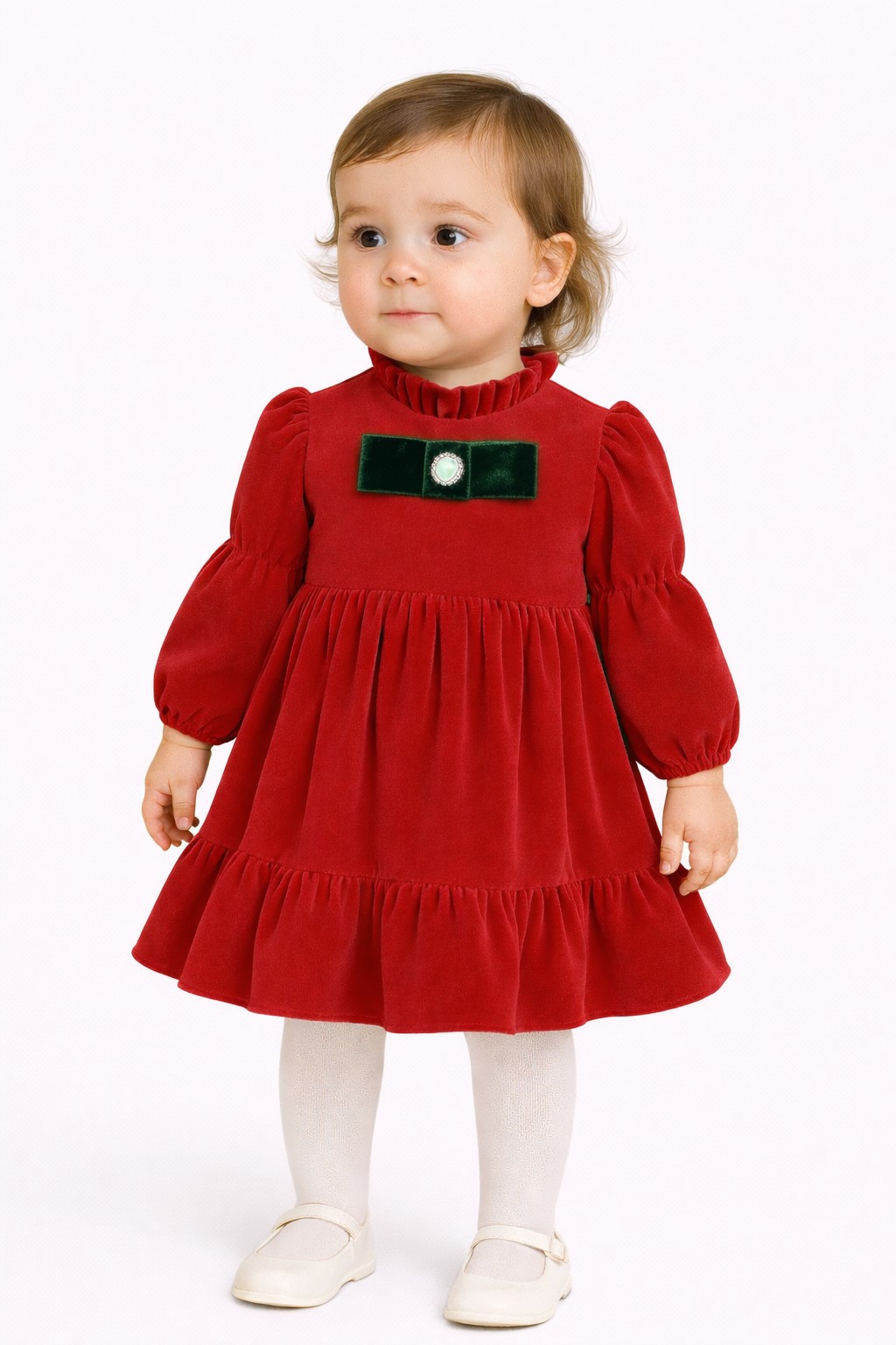 rochie catifea rosie fete