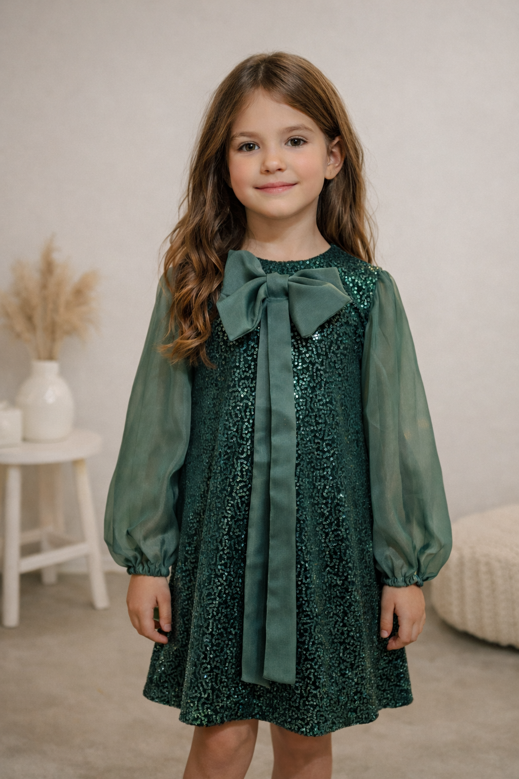 rochie eleganta fete paiete1