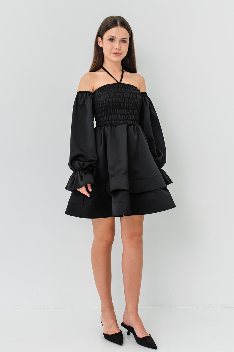 rochie eleganta fete neagra Lucy (5)